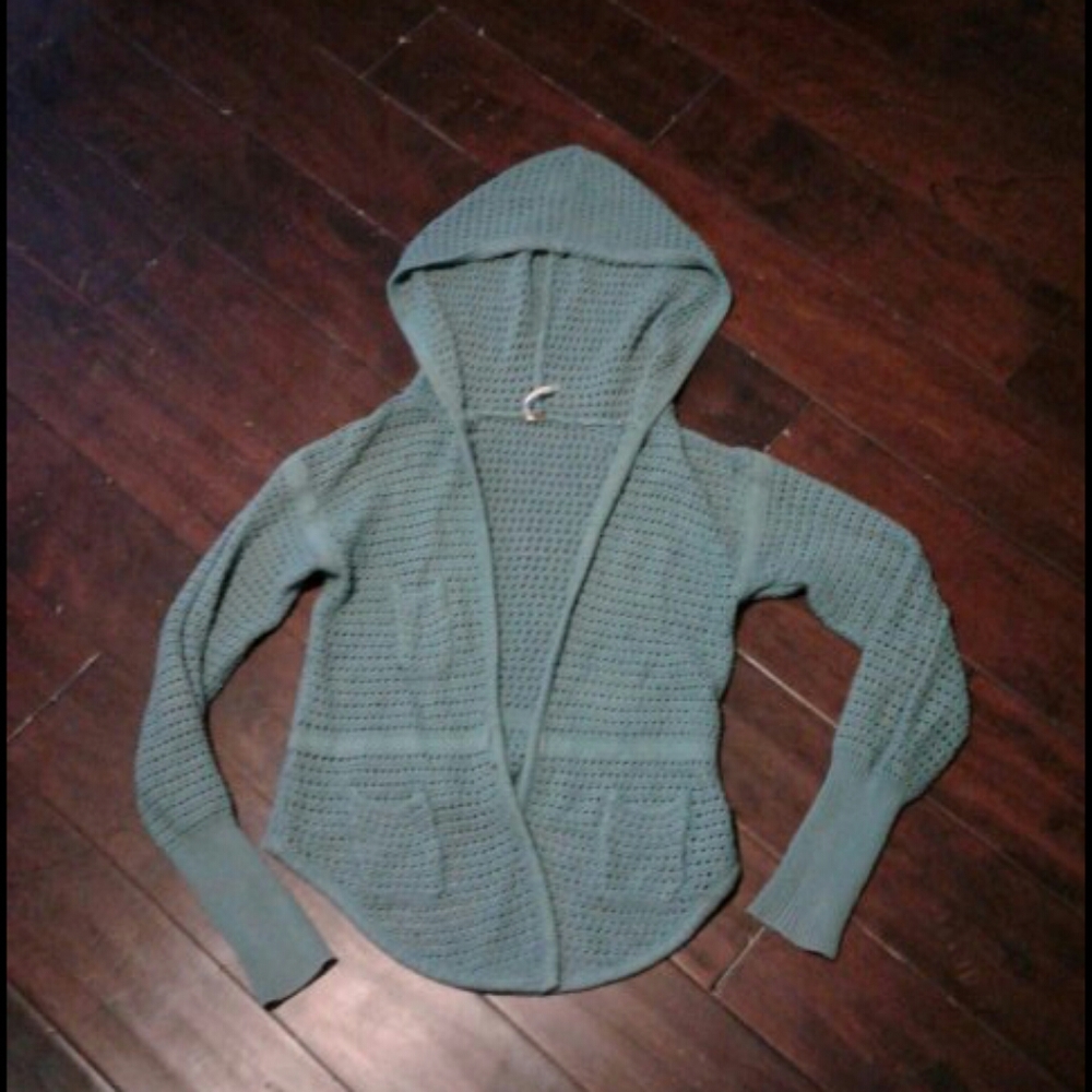 Free People blue knitted sweater